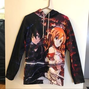 SWORD ART ONLINE HOODIE Kirito Asuna Anime Manga merchandise sweatshirt